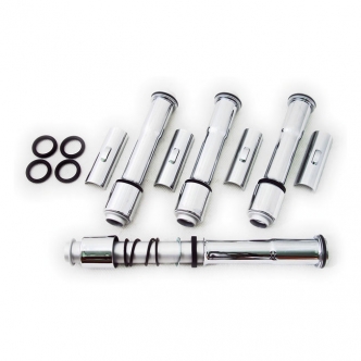 Doss Complete Pushrod Cover Kit For 2004-2021 XL; 2008-2012 XR1200 In Chrome (ARM907609)