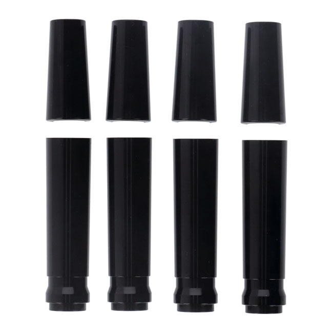 Jims Billet Aluminium Black Pushrod Cover Kit For Harley Davidson 1999