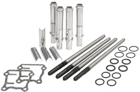 S&S Twin Cam Adjustable Chrome Moly Pushrods For -,070 Inch Cylinder Length 100 Inch Engines For 1999-2017 TCA/B Models (93-5099)