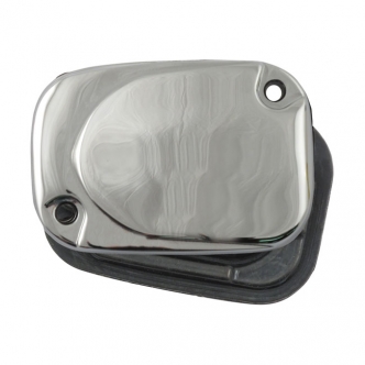DOSS Brake Master Cylinder Cover In Chrome Cone Style For Harley Davidson 2008-2013 Touring Motorcycles (ARM706009) 