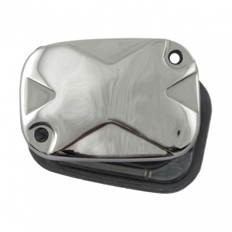 DOSS Brake Master Cylinder Cover In Chrome Exx Style For Harley Davidson 2008-2013 Touring Motorcycles (ARM116009)