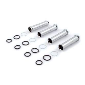 Doss Lower Pushrod Cover Kit For 84-99 B.T (Excl. TC) & 86-90 XL In Chrome (ARM588805)
