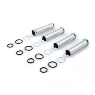 Doss Lower Pushrod Cover Kit For 84-99 B.T (Excl. TC) & 86-90 XL In Chrome (01-007)