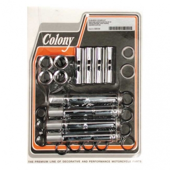 Colony Pushrod Cover Kit For 04-18 XL & 08-12 XR1200 In Chrome (ARM933989)