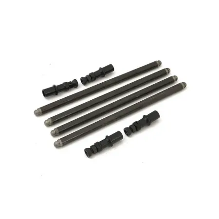 Doss Chrome Moly Pushrod Kit Solid For 1966-1984 Shovel (With Adjustable Type Adapters) (6600-SP)