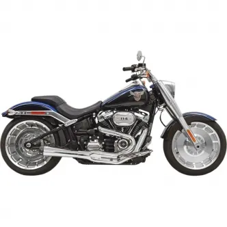 Bassani Exhaust System Road Rage III 2-Into-1 in Chrome Finish 2018-2024 Softail Fat Boy, Breakout & FXDR (1S62R)