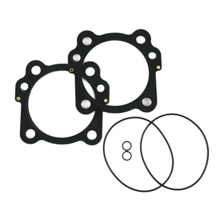 Genuine James Head & Base Gasket Set (MLS) 3 7/8 Inch Bore, .045 Inch Head Gaskets, Multi Layer Steel Head & Steel Base For 1999-2017 95 Inch/103 Inch TCA/B (Excluding Twin Cooled) Models (16787-99-MLS)