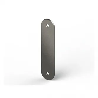 DOSS Laser Cut Steel Mounting Tab S235 JR3 Steel, 3mm Thick, B= 25.4mm, L= 125mm (MODEL 7)