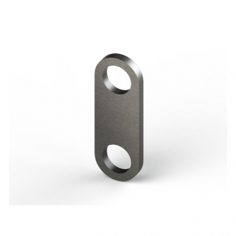 DOSS Laser Cut Steel Mounting Tab S235 JR3 Steel, 6mm Thick, B= 32mm, L= 90mm For Dual Grommet (ARM189165)