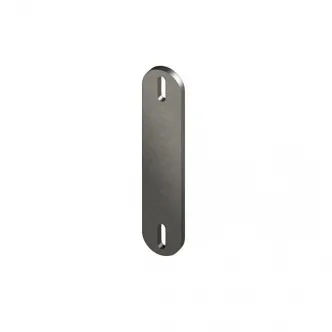 DOSS Laser Cut Steel Mounting Tab S235 JR3 Steel, 6mm Thick, B= 32mm, L= 155mm Vertical Slotted (MODEL 20)