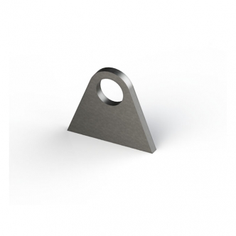 DOSS Laser Cut Steel Mounting Tab S325 JR3 Steel, 6mm Thick, B= 65mm, L= 55mm For Ignition (ARM199165)