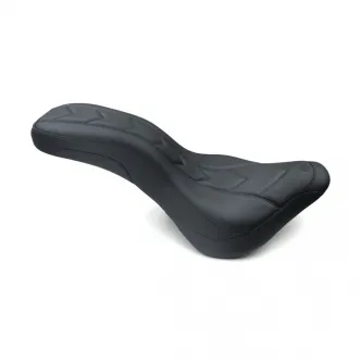Mustang Day Tripper 2-Up Seat For Harley Davidson 2018-2023 Softail Heritage FLHCS Classic, FLDE Deluxe (75884)