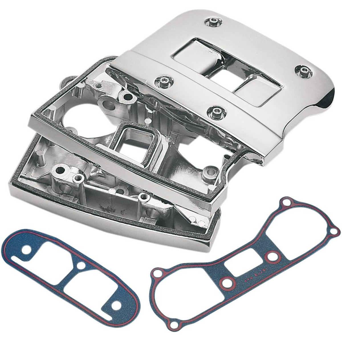 Drag Specialties Rocker Box Cover Kit For 8491 Evo Big Twin In Chrome