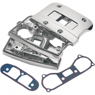Top Rocker Box Cover and D-Ring Kit Chrome V-Twin 42-0789 