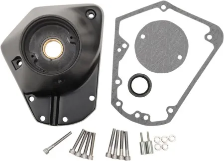 Drag Specialties Cam Covers For 93-99 Evo Big Twin In Black (35-0025SB)