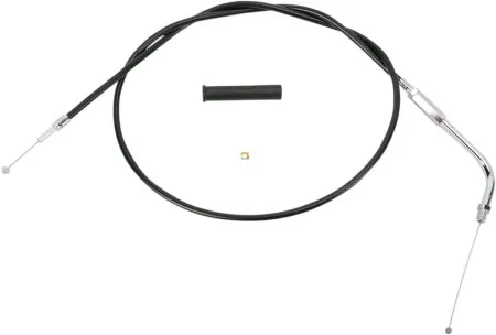 Drag Specialties 39.5 Inch Black Vinyl Throttle Cable For 94-95 FLHR - Replaces 56376-94 (4331100B)