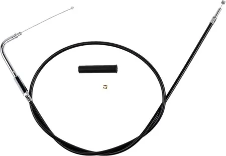 Drag Specialties 42.5 Inch Black Vinyl Idle Cable For 96-97 FLHR/I & 98 FLHRC/I - Replaces 56368-96/56369-96 (4342200B)