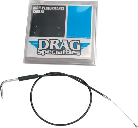Drag Specialties 38 Inch Black Vinyl Idle Cable For 96-98 FLHT/FLHTC - Replaces 56328-96 (4341600B)