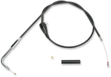 Drag Specialties 38 Inch Black Vinyl Cruise Cable For 96-98 FLHTC/I & 98 FLTR - Replaces 56351-96 (4341700B)