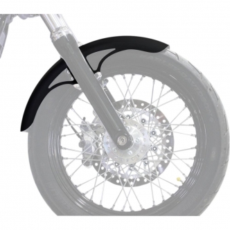 Klock Werks P-Tom Tire Hugger Steel Front Fender With Raw Mounts For Harley Davidson 2006-2017 Dyna Motorcycles With 90/90-19 Front Wheel/Tire (1401-0542)