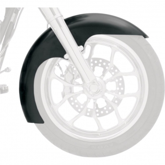 Klock Werks Level Tire Hugger Steel Front Fender With Chrome Mounts For Harley Davidson 2006-2017 Dyna Motorcycles With 90/90-19 Front Wheel/Tire (1401-0543)