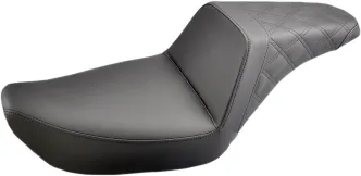 Saddlemen Black Step Up Rear LS Seat For 96-98 FXDWG Models (896-04-173)