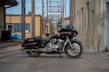 Klock Werks Slicer Tire Hugger Series Front Fender (Without Mounting Blocks) For Harley Davidson 1999-2013 Touring Motorcycles With 16/17/18 & 19 Inch Front Wheel (1401-0220)