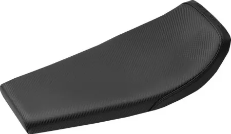 Saddlemen Caballero Black Carbon Fiber Solo Seat With Fiberglass Back For Custom/Rigid Models (Z4214)