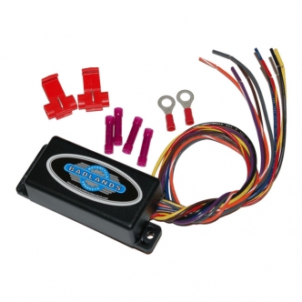 Badlands Illuminator Run-Turn-Brake Module, With Built-In Load Equalizer, Hard-Wire Installation For 1973-1984 H-D & Customs Models (ILL-01)
