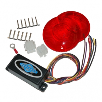 Badlands Illuminator Run-Turn-Brake Module, With Built-In Load Equalizer, Plug-In For 1986-1990 With Factory Style Lenses (ILL-02-RL-A)