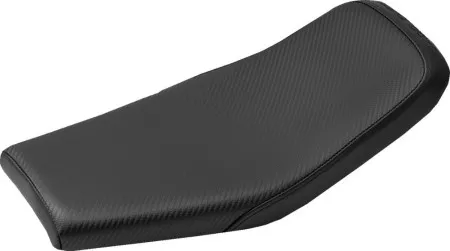 Saddlemen Vintage Black Carbon Fiber Solo Seat With Fiberglass Back For Custom/Rigid Models (Z4210)