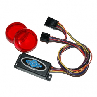 Badlands Illuminator Run-Turn-Brake Module, With Built-In Load Equalizer, Plug-In For 2004-2013 XL With Factory Deuce Style Lenses (ILL-04-RL-C)
