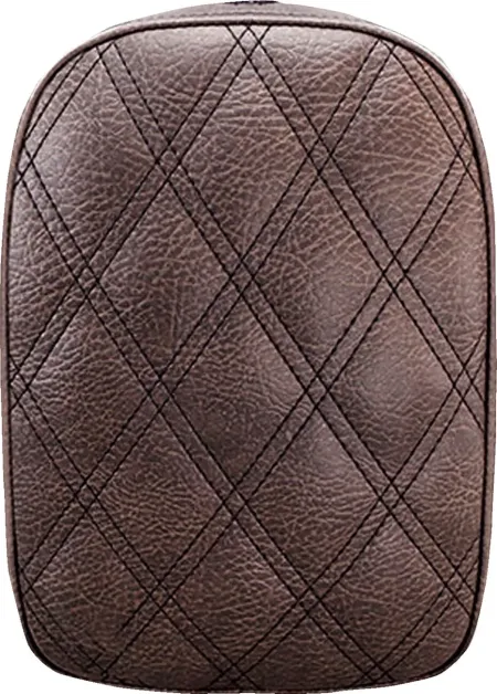 Saddlemen Medium Renegade LS Detachable Pillion Pad In Brown For Harley And Metric Cruiser Fenders (SA1026)