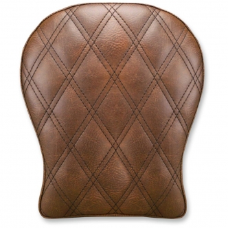 Saddlemen Large Renegade LS Detachable Pillion Pad In Brown For Harley And Metric Cruiser Fenders (SA1027)