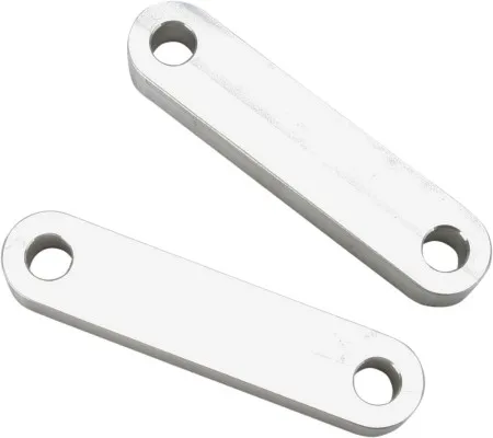 Klock Werks Tire Hugger Front Fender Mounting Blocks In Chrome For Harley Davidson 2000-2013 Softail & 1999-2005 Dyna Wide Glide Motorcycles With 21 Inch Front Wheel (Excludes FXSTD & Springers) (1410-0043)