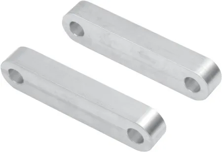 Klock Werks Tire Hugger Front Fender Mounting Blocks In Raw For Harley Davidson 2000-2013 Softail & 1999-2005 Dyna Wide Glide Motorcycles With 21 Inch Front Wheel (Excludes FXSTD & Springers) (1410-0044) 
