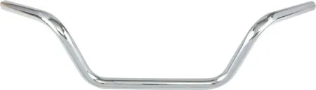 Drag Specialties 1 Inch Low Buckhorn Handlebars In Chrome (0601-4185)
