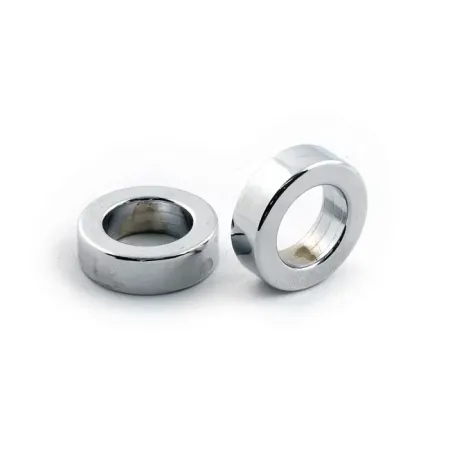 Paughco 3/4 Axle Spacer Inside Diameter 3/4 Inch - Length 3/8 Inch in Chrome Finish (37575)