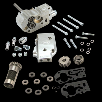 S&S High Volume High Pressure Oil Pump Kit With Gears For 1992-99 HD Big Twins - Standard (31-6298)