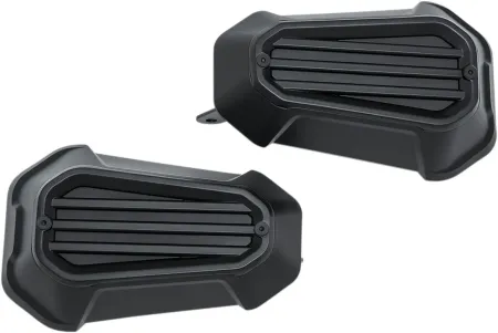Chrome Handguards For Harley Baggers (2007-2023) - Wind & Debris Protection