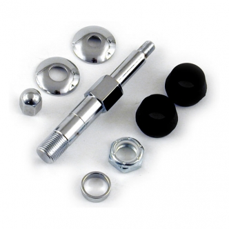 DOSS Upper Shock Stud Kit For 1 Shock in Chrome Finish For 1973-1985 4-SP FL, FX Models (ARM300329)