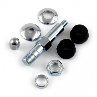 DOSS Lower Shock Stud Kit For 1 Shock in Zinc Finish For 1967-1972 FL, 1971-1972 FX Models (ARM190029)