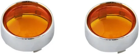 Custom Dynamics Bezel ProBeam in Chrome Finish With Amber Lenses (PB-B-BEZ-CA)