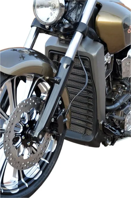 Klock Werks Radiator Guard Outrider For 2015-2018 Indian Scout, 2016-2018 Scout Sixty Models (KW05-01-0321)