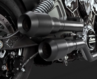 Vance & Hines Grenades Hi-Output 2-2 Exhaust System For 2015-2019 Indian Scout In Black (18654)