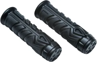 Kuryakyn Spear Grips For 7/8 Inch Handlebars In Satin Black Finish (5638)