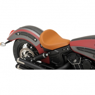 Drag Specialties Brown Bobber-Style Front Solo Seat For 2015-2019 Indian Scout And Scout Sixty Models (0810-1984)