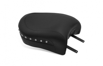 Mustang Wide Touring Studded Pillion Pad In Black For Various 2014-2019 Indian Models (75363)