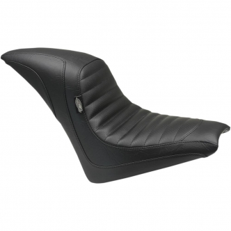 Mustang John Shope Signature Black Café Solo Seat For 2015-2019 Indian Scout Models (76305)