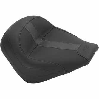 Mustang Original Black Vinyl Solo Seat For 2015-2020 Indian Scout Models (75374)